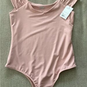 Juniors SO pink bodysuit